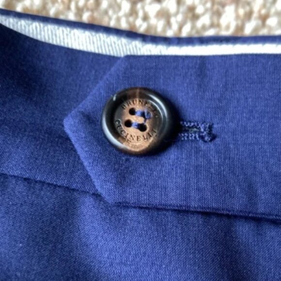 NWOT Brunello Cucinelli Men’s Navy Lightweight Wool Trousers Pants IT60 US 42-44 - Picture 3 of 16